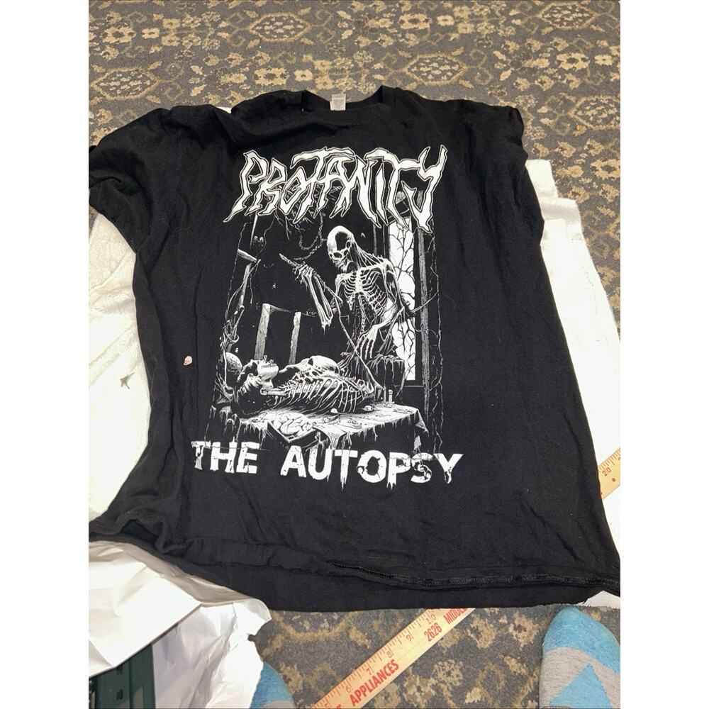 NWOT Profanity The Autopsy Tshirt Size XL Gildan 100% Cotton